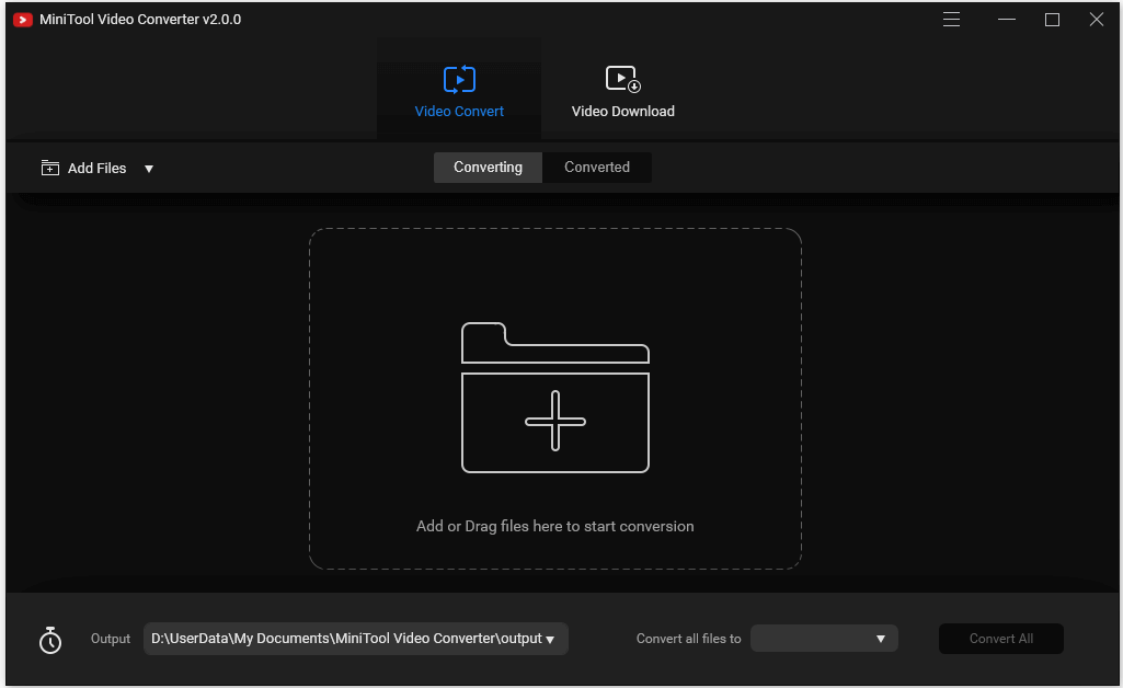 MiniTool Video Converter UI