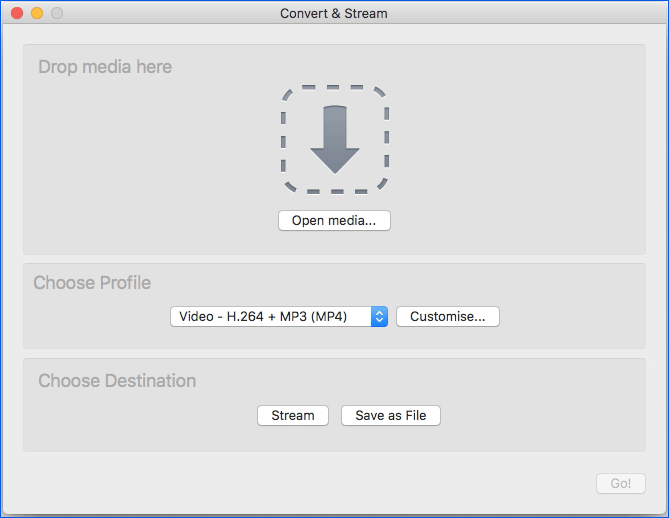 select the source video to convert
