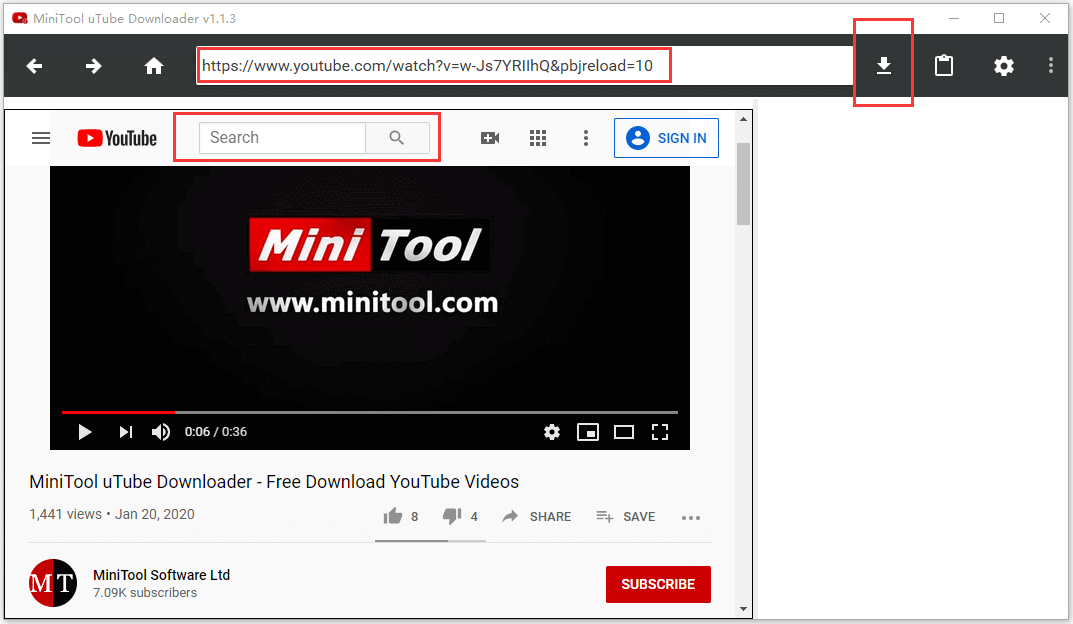best free YouTube video converter – MiniTool uTube Downloader