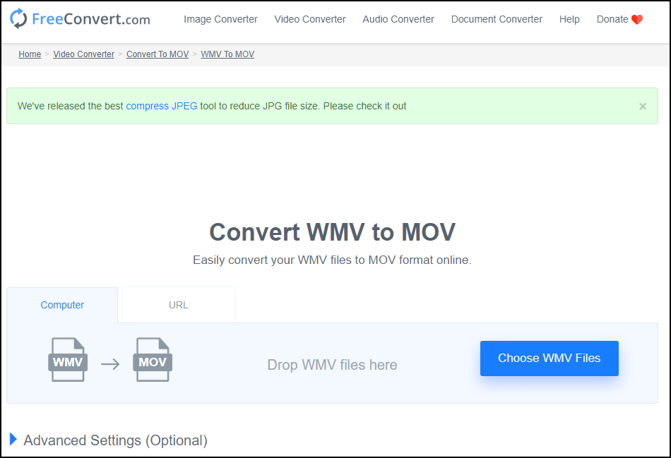 convert WMV to MOV