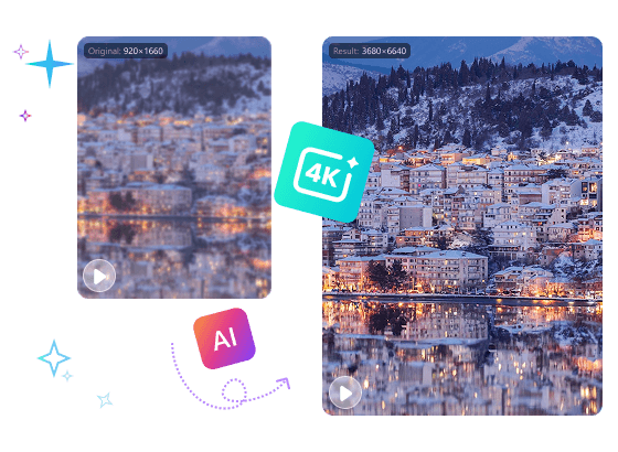 AI Video Upscaler (Up to 4x)