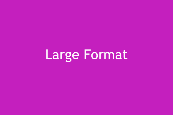 Large Format Review Meaning Applications Benefits 