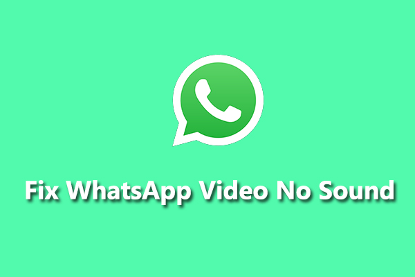 How to Fix WhatsApp Video No Sound & Convert Video for WhatsApp