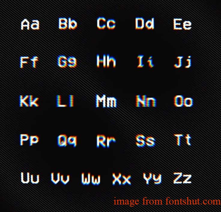 VCR OSD Mono Font A Nostalgic Journey Into Digital Typography