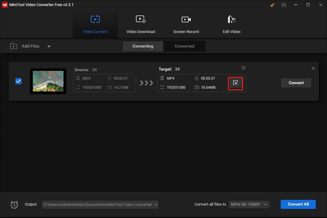 how to convert iphone video into link