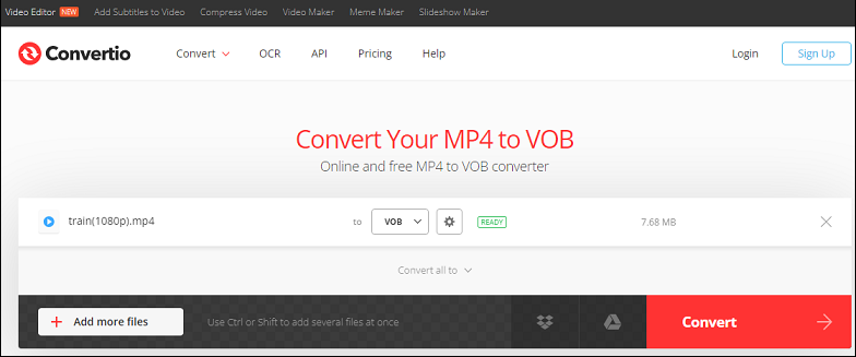 Best Way to Convert MP4 to VOB on Windows/Mac/Online