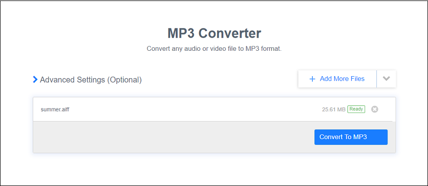 convert AIFF to MP3