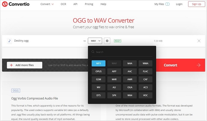 ogg to mp3 converter online free