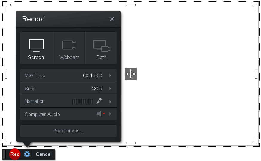 windows screen and audio recording