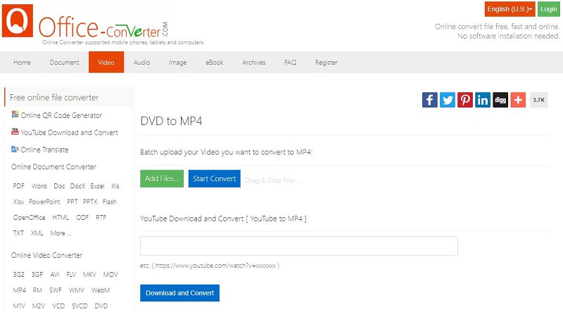 import the media file from your DVD