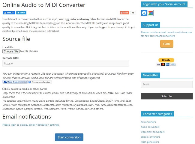 best wav to midi converter