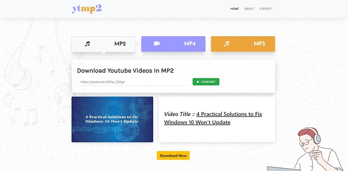 convert mp 2