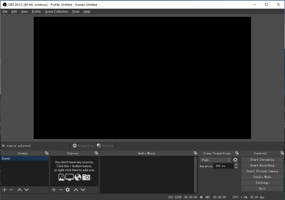 obs screen recorderwindows 10 64 bit