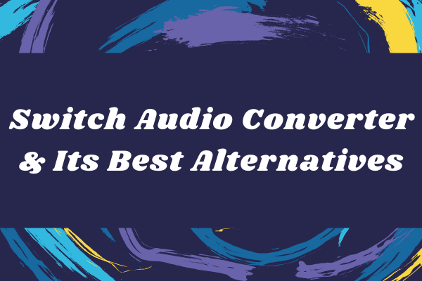 switch audio converter has a lot of hiss on converted file