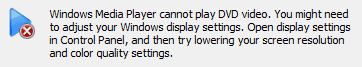 Windows display settings problem
