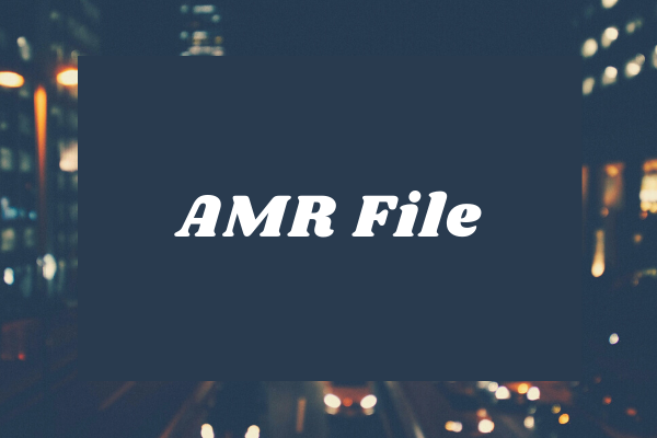 What Is an AMR File & How to Play/Convert It