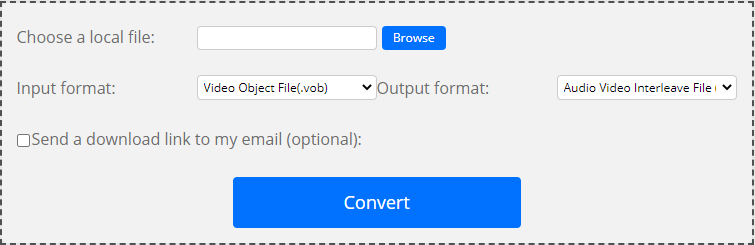 click the Convert button to start the conversion
