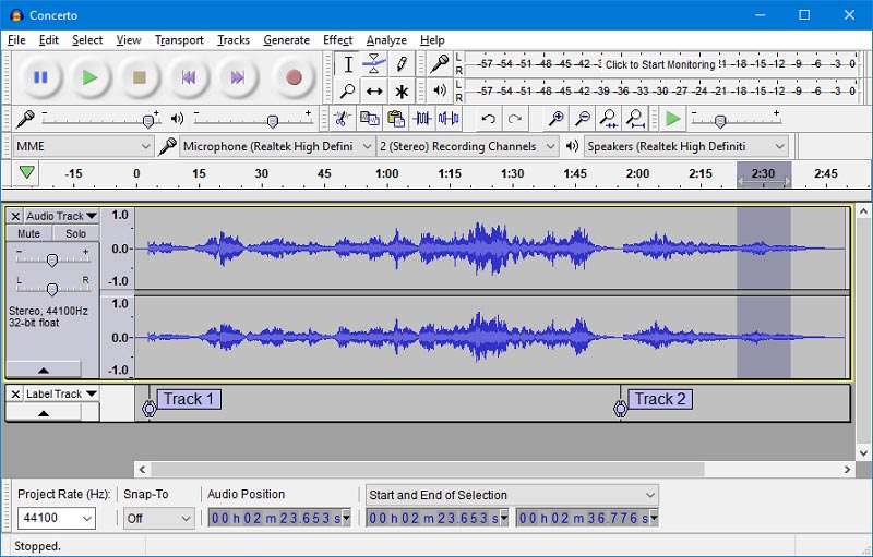 vocal recording software free mac