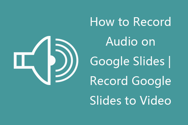 online voice recorder for google slides