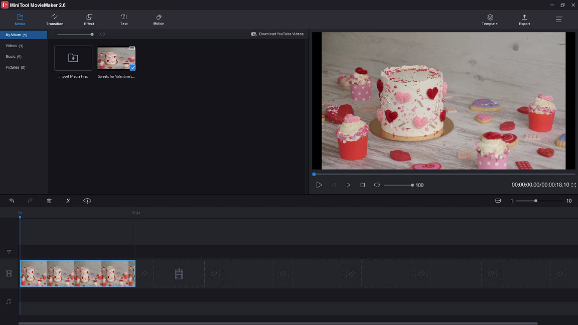 edit the GIF with MiniTool MovieMaker