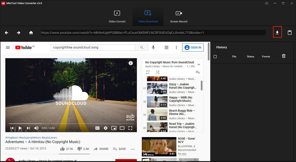 download YouTube videos in MP4