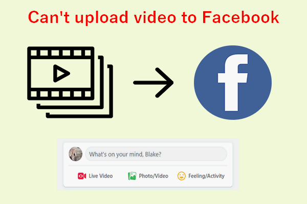 Can't upload video to Facebook