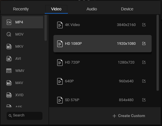 convert 4K video to 1080P