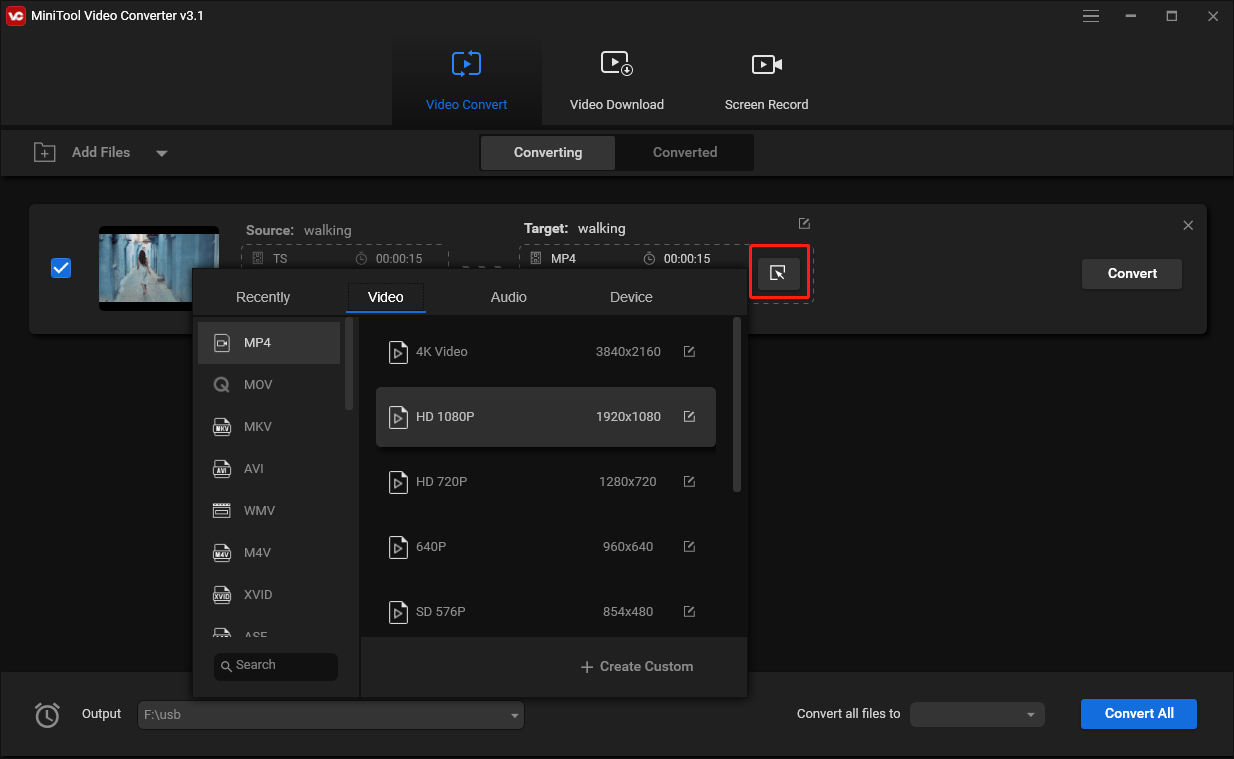 change video or audio format