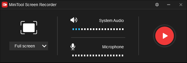 enable system audio or microphone