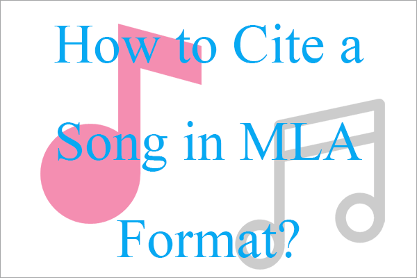 how to properly cite a song in an essay